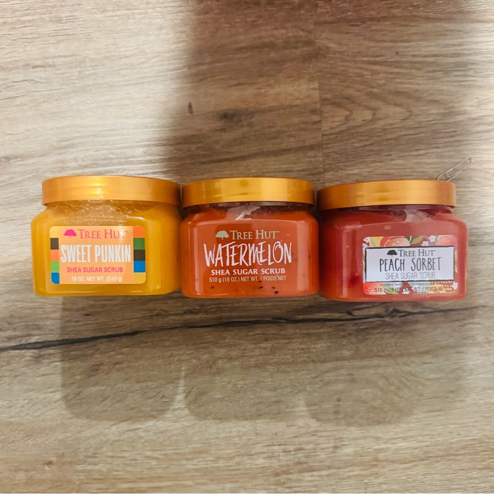 Tree Hut Shea Sugar Scrubs 3 jars